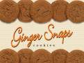 Baker's Batch Gingersnaps Cookies Packaging Design